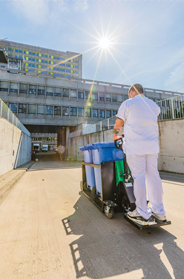 transporthulp kliko vuilcontainers